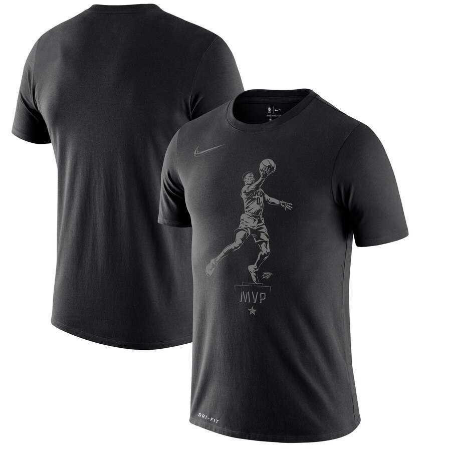 Oklahoma City Thunder Russell Westbrook Nike MVP Try Performance T-Shirt Black,We sell and wholesale Oklahoma City Thunder Russell Westbrook Nike MVP Try Performance T-Shirt Black on line form chian!